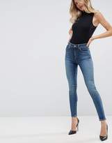 Thumbnail for your product : ASOS Design Ridley High Waist Skinny Jeans In Extreme Wash