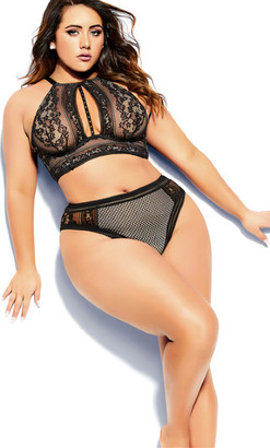 City Chic Luiza Bralette - black