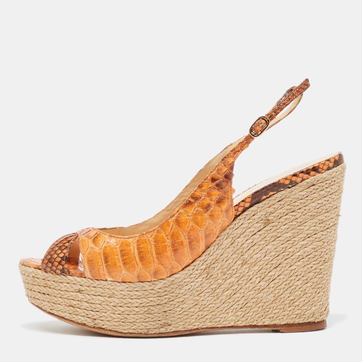 靴 Alexandre birman python sandal ALEXANDRE BIRMAN Python sandals | NET-A-PORTER
