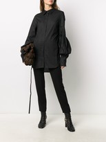 Thumbnail for your product : Ann Demeulemeester Piped Trim Slim Trousers