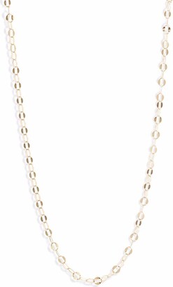 Poppy Finch 14kt yellow gold Oval Shimmer necklace