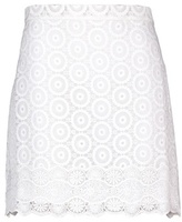 Thumbnail for your product : Vanessa Bruno Embroidered Cotton And Silk Organza Skirt