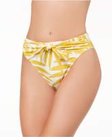 Thumbnail for your product : Carmen Marc Valvo Printed Front-Tie Bikini Bottoms