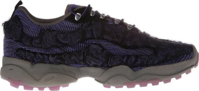 Acne Studios Chunky Mesh Lace-Up Sneakers - ShopStyle
