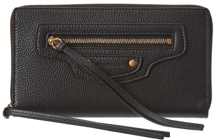 Balenciaga Neo Classic Leather Zip Around Wallet - ShopStyle
