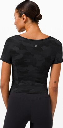 Lululemon Nulu Cropped Slim Yoga Short Sleeve Shirt - ShopStyle