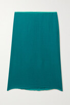 Thumbnail for your product : Dries Van Noten Silk-crepon Skirt - Blue