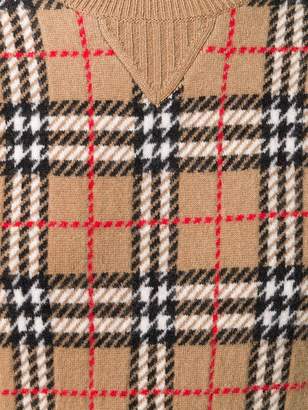 Burberry Vintage Check cashmere jacquard jumper