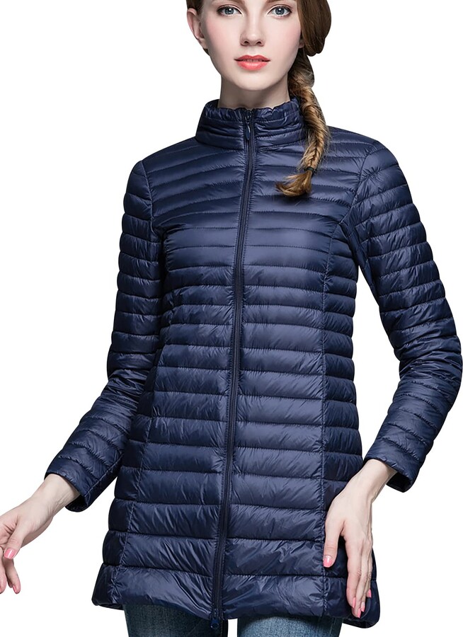 Peuignao Lightweight Down Jacket Women Packable Ladies Puffer Jacket