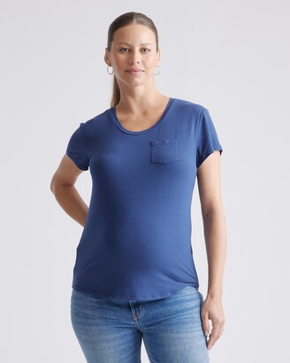 Quince Modal Jersey Maternity & Nursing T-Shirt 2-Pack