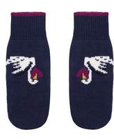 Thumbnail for your product : Yumi Swan Print Mittens