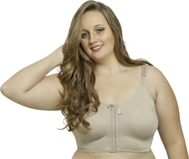 Front Fastening No Cup Size Needed MACOM Signature Post Surgical Bra 