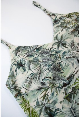 Komodo Sara-Jane Organic Linen Dress Bali Green