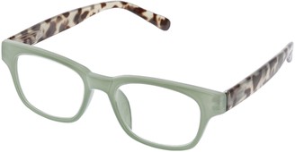 Peepers Women's Vintage Vibes-Green/Gray Tortoise Reading Glasses 49 mm