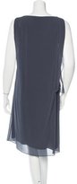 Thumbnail for your product : Brunello Cucinelli Silk Monili-Accented Dress