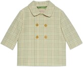 Thumbnail for your product : Gucci Baby check wool coat