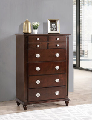 Canora Grey Drawer Dresser Summit Chest  Cappuccino