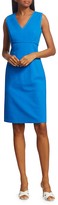 Thumbnail for your product : Piazza Sempione Sleeveless V-Neck Shift Dress