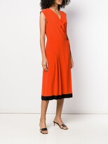 Thumbnail for your product : Cashmere In Love Crepe Envelope Wrap Dress