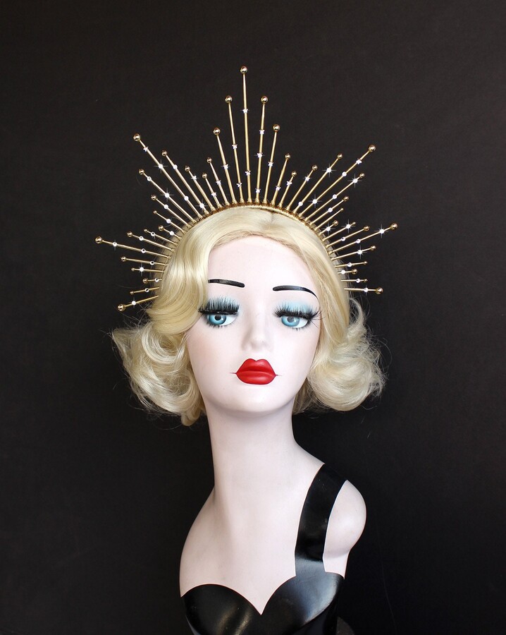 Etsy star Halo Headpiece Beaded Tips 5\