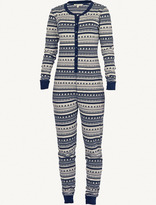 Thumbnail for your product : Fat Face Heart Jacquard Onesie