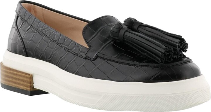 Tod's Embossed Leather Loafer