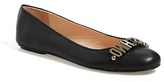Thumbnail for your product : Moschino Logo Ballet Flat (Women)