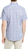 Thumbnail for your product : Brax Kelly Hi-Flex Modern Fit Floral Short Sleeve Button-Up Shirt