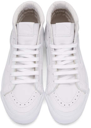 Vans White OG Sk8-Hi LX Sneakers