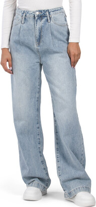 TJMAXX High Waist Pleat Front Baggy Jeans For Women