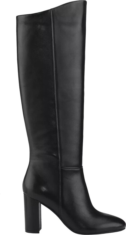 Calvin Klein Knee High Women's Black Boots | ShopStyle
