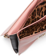 Thumbnail for your product : Dolce & Gabbana Padlock Flat Leather Medium Shoulder Bag