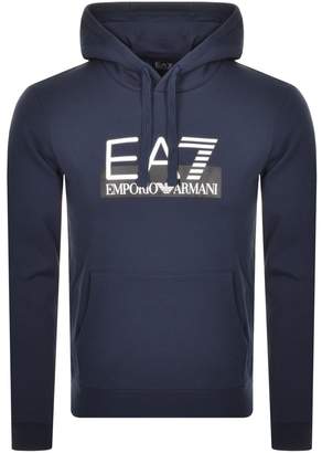 Emporio Armani Ea7 EA7 Visibility Logo Hoodie Navy