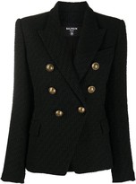 Thumbnail for your product : Balmain Double-Breasted Tweed Blazer