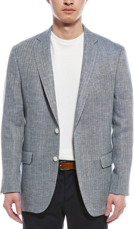 Brooks Brothers Regular Fit Linen Blazer