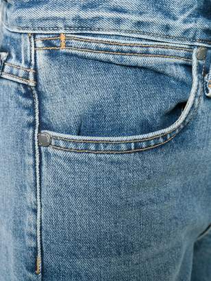 Rag & Bone frayed wide-leg jeans