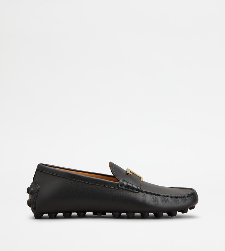Tod's T Timeless Gommino Bubble Loafers in Leather
