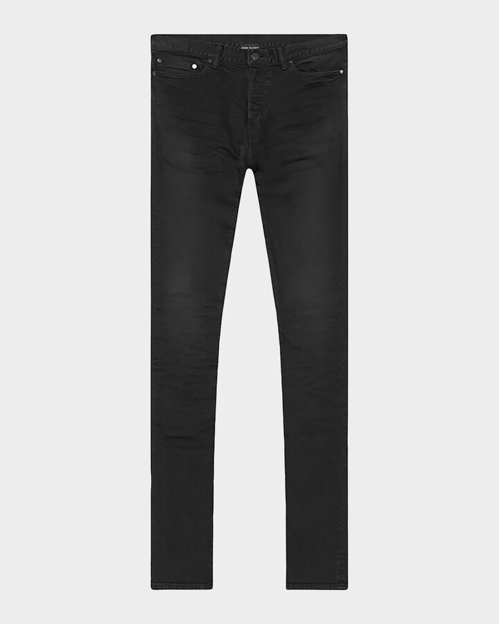 John Elliott Men's The Cast 2 Slim-Fit Whiskered Jeans