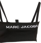 Thumbnail for your product : Marc Jacobs The Bandeau Logo Viscose Blend Bra Top