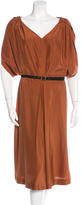 Thumbnail for your product : Fendi Silk Midi Dress