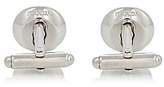 Thumbnail for your product : Prada Men's Saffiano Leather & Silver Cufflinks-Black