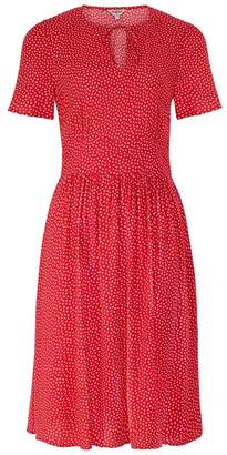 Cath Kidston Womens Red Scattered Spot Tea Dress - Red