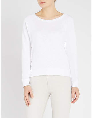 The White Company Loopback cotton-jersey sweatshirt