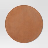 Thumbnail for your product : Threshold 15" Round Faux Leather Decorative Charger