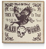 Thumbnail for your product : MELROSE GIFTS Halloween Skull & Crow Print Wall Art