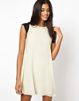 Thumbnail for your product : TFNC Shift Dress with Embellished Shoulder