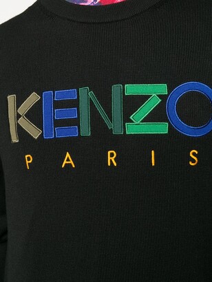 Kenzo Logo Embroidered Jumper