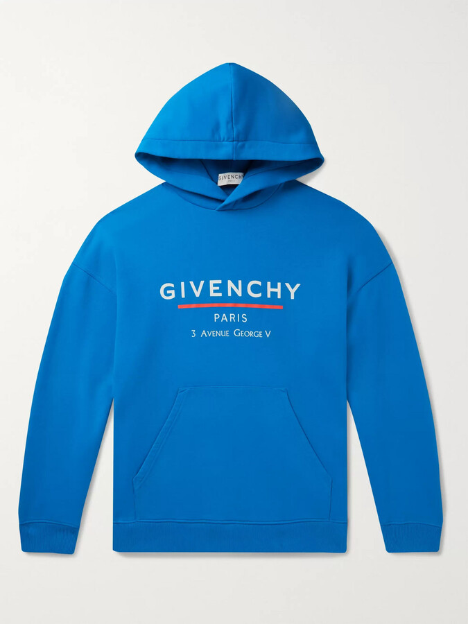 blue givenchy hoodie