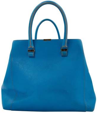 Victoria Beckham Blue Leather Handbag