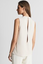Thumbnail for your product : Reiss Sleeveless Twill Blouse